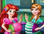 Ariel y Anna Frozen Embarazada BFFs